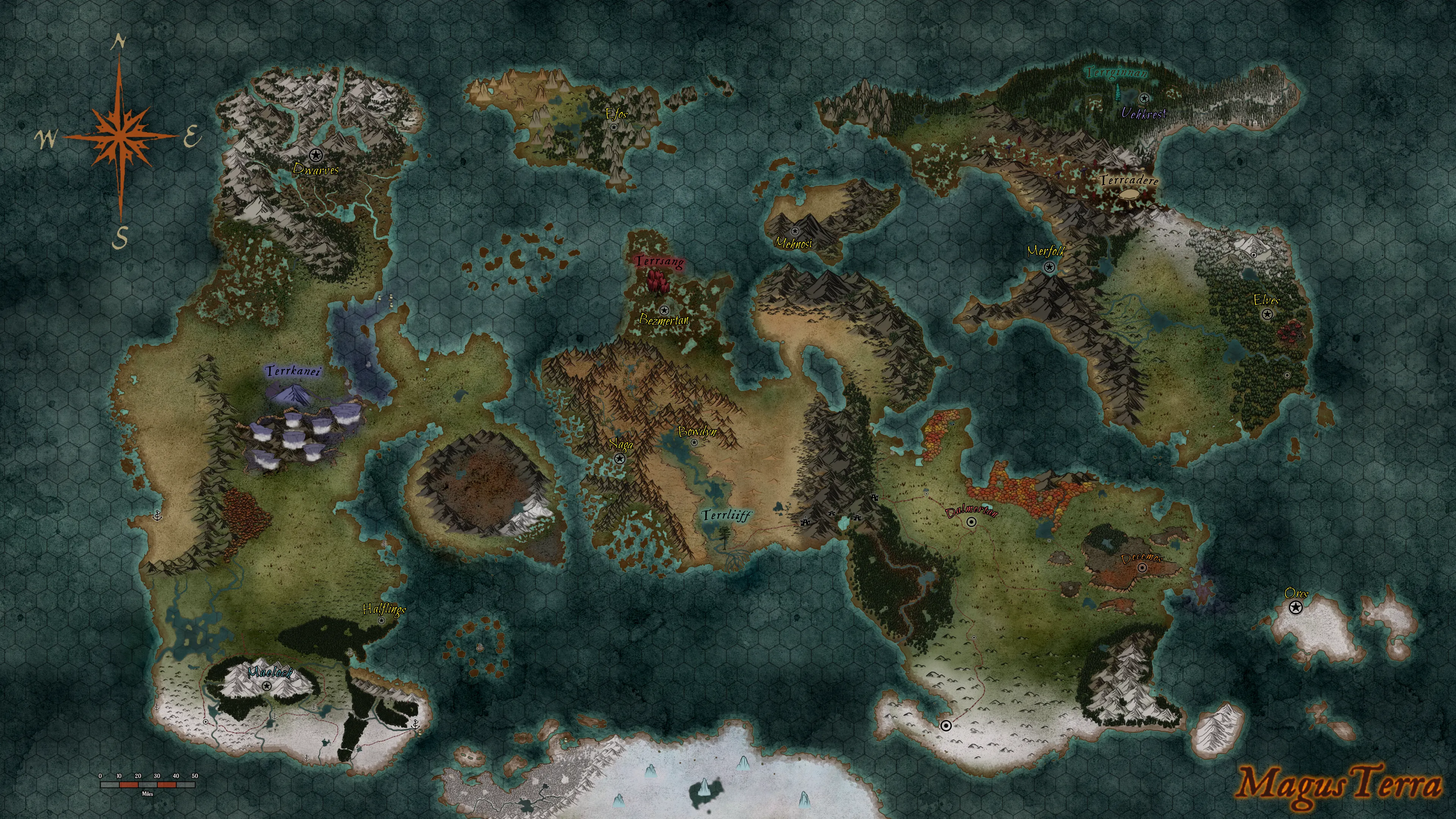 MagusTerra World Map